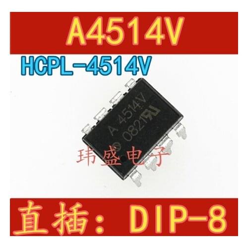 10pcs HCPL-4514V A4514 HCPL-4514 A4514V DIP-8
