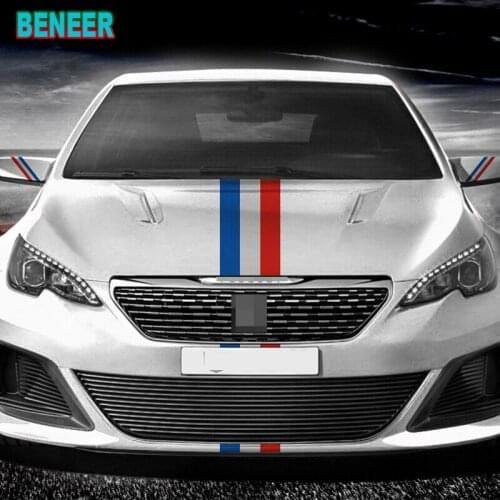 150cm KK Car body Sticker for Peugeot 206 208 301 307 308 407 408 508 2008 3008 Car Accessories