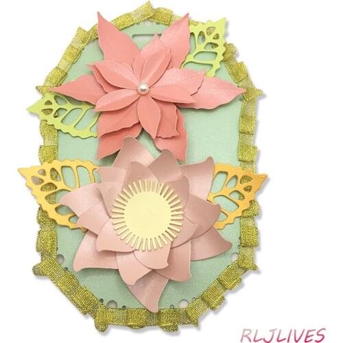 3D Flowers Metal Cutting Dies DIY Scrapbooking Card Stencil Paper Craft Handmade Album Handbook Decoration