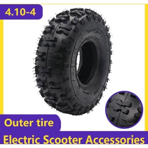 4.10-4 Outer tire 3.50-4 4" solid tire for Mini Bike Dirt Quad ATV Buggy Scooter Bike Motorcycle Gas Scooter