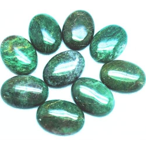 4PCS Green Jade Stone Cabochons 18X25MM Oval Shape Hot Beads Accessories DIY Jewelry Findings Free Shipping