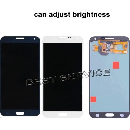 Amoled For Samsung for Galaxy E7 E7009 E7000 LCD Display with Touch Screen Digitizer Assembly parts can adjust brightness