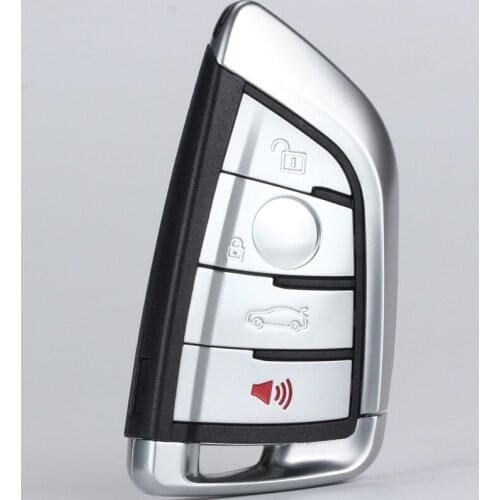 4 Button Replacement Car Remote Control Key Shell BMW Knife Card Replacement Shell Black Silver For BMW