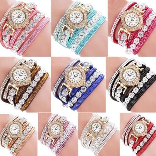 Luxury Women Fashion Casual Analog Quartz Women Rhinestone Watch Bracelet Watch Ladies Girl Luxury Watch Bracelet 2021 Clock