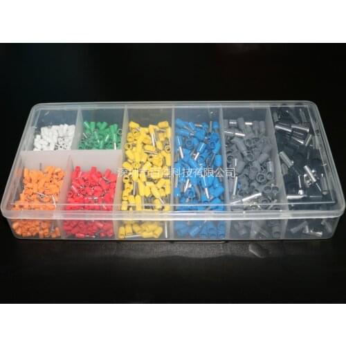 800pcs e series pvc tinned copper cold terminal