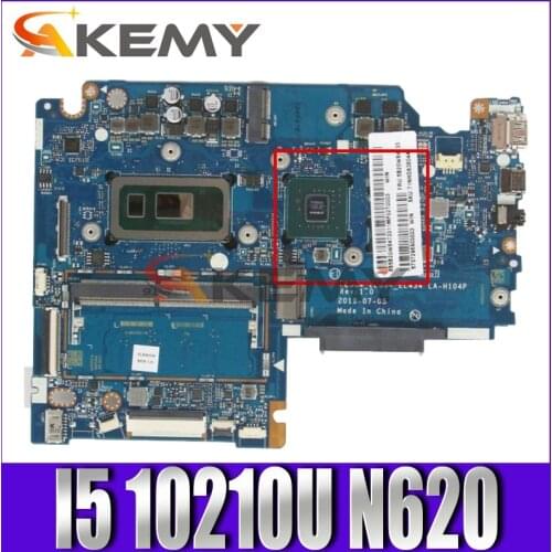 Mainboard For Lenovo ideapad S340-15IML Laptop motherboard LA-H104P with CPU I5 10210U GPU N620 2G RAM 8G 100% test