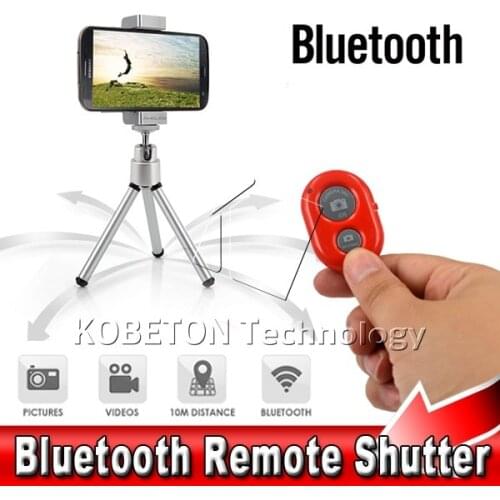 Kebidu Mini Bluetooth Remote Shutter 6 Colors Wireless Camera Control Self-timer Shutter For Android For IOS Smartphone