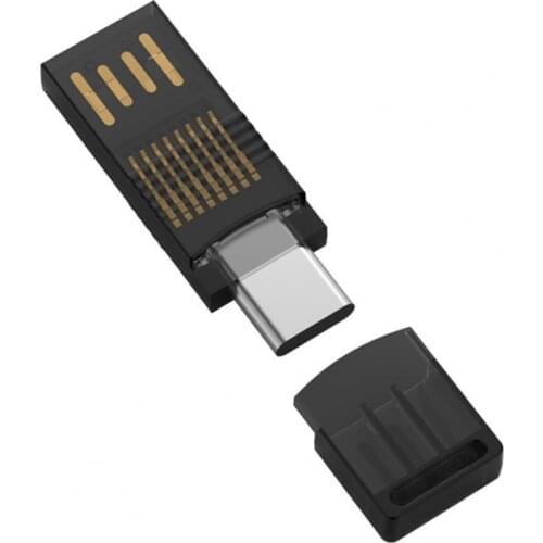 Portable Multifunctional Type-C USB2.0 Port 2-in-1 OTG Memory Card Reader for Computer Mobile Phone