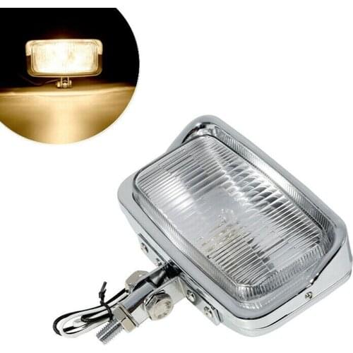 Motorcycle Universal Rectangle Retro Headlight For Harley Chopper Bobbers Cafe Racer Cruiser Custom