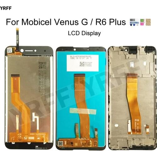 New For Mobicel R6 Plus With Frame LCD Screens For Mobicel Venus G LCD Display Touch Screen Digitizer Assembly Panel Repair Sets