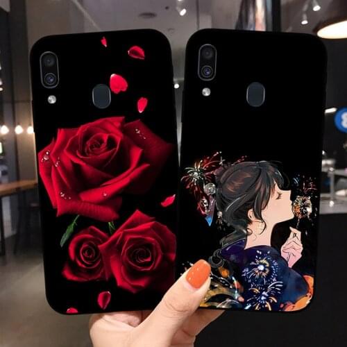Printed Case For Samsung Galaxy A10 A20 A10E A20E A30 A40 A50 A70 Cover Original Cute Printing Drawing silicone Phone Case Shell