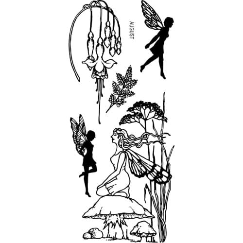 Fairy Stamp Transparent Clear Stamp for DIY scrapbooking/Card Making c514