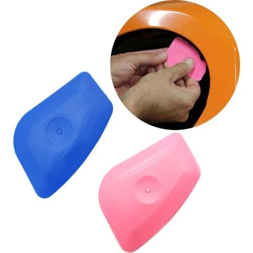 Blue Soft Squeegee Pink Hard Corner Auto Home Office Vinyl Scraper Wraps Tools