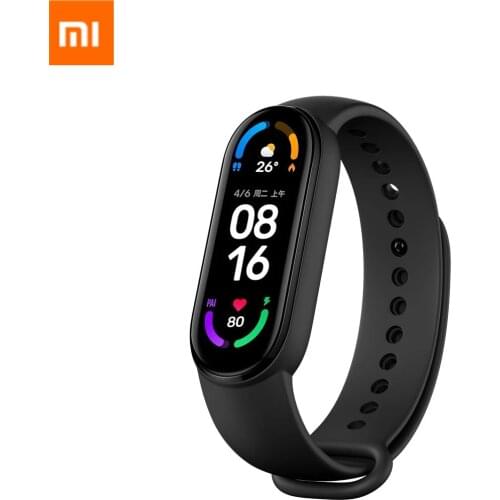Xiaomi Mi Band 6 Sport Wristband Heart Rate Fitness Tracker Bluetooth 1.56 " AMOLED Screen 14Days Standby