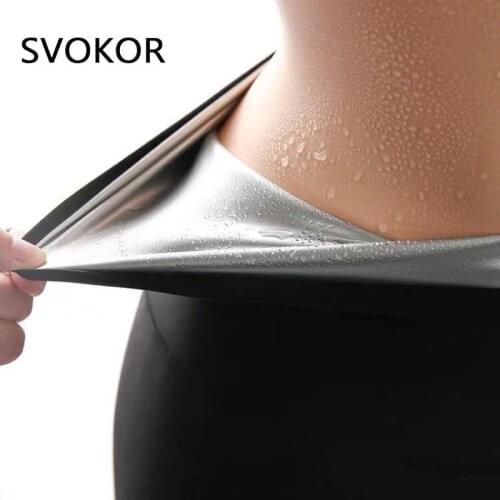 SVOKOR Hot Sweat Shorts Women High Waist Summer Body Shaper Sport Shorts Fitness Slimming Shapewear Hip Lifting Bottoms Push Up