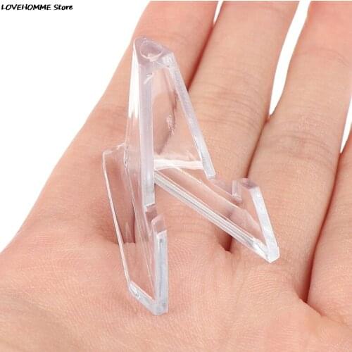 1Pc Collectibles Coins Holder Medal Badge Holder Card Display Show Stand Jewellery Acrylic Stand Holder