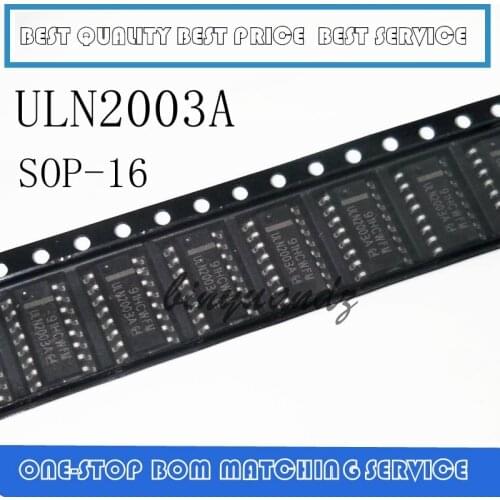 100PCS-500PCS ULN2003ADR ULN2003A ULN2003 Transistor Arrays IC SOP-16