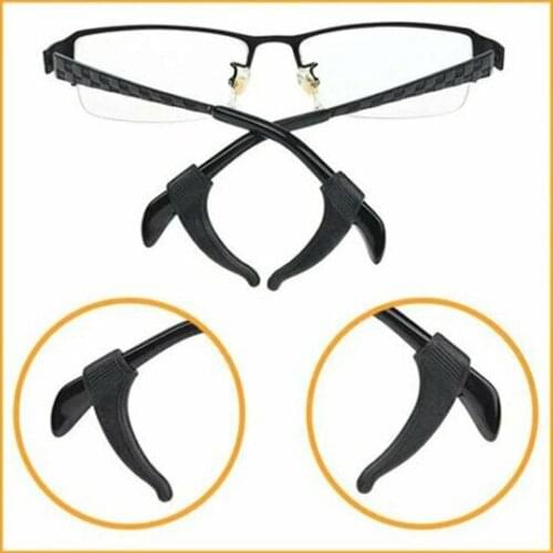 2Pcs Cycling Glasses Non-slip Sleeve Silicone Glasses Earmuffs Ear Leg Sleeve Foot Hooks Plate Cover Hypoallergenic