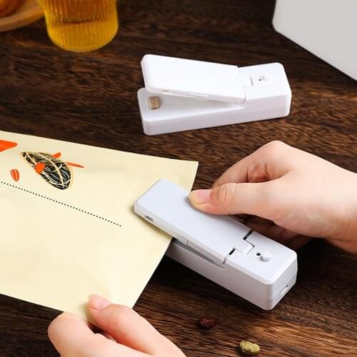 2 In 1 Bag Sealing Machine Cutter Heat sealing Household Sealing Food Clip Heat Sealer For Kitchen Bag Clips