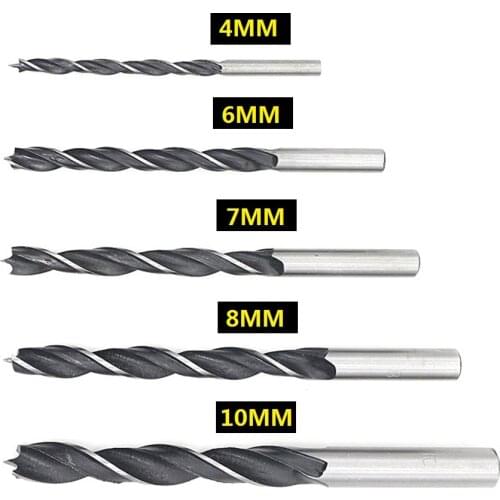 5pc Hss 5 Flute Countersink Drill bit Three Sharp Reamer Carpentry Chamfer 4/6/7/8/10mm Sink Hole Reaming Woodworker Woodworking