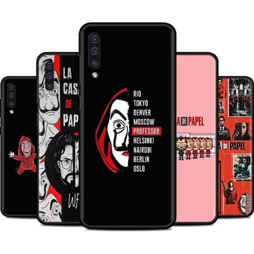 Spain TV Money Heist House Paper Cell Phone Case for Samsung Galaxy A50 A10 A70 A20e A30 A40 A20s A10s A10e A80 A90 A51 5G Cover