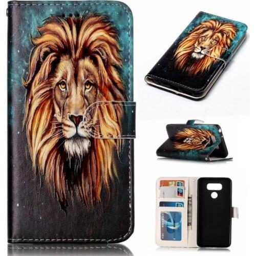 Colorful Wallet Flip Leather Case For LG G8 ThinQ Cover Book Style Phone Case for G8 lgg8 Case With Card Slots Holder Stand Cas