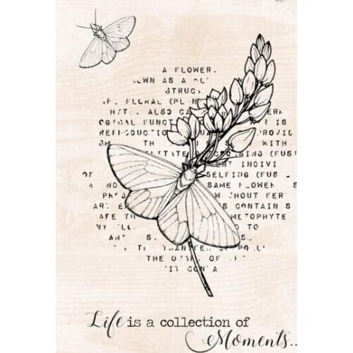 Flower Transparent Clear Stamp/Seal for DIY scrapbooking/photo album Decorative clear stamp A0300