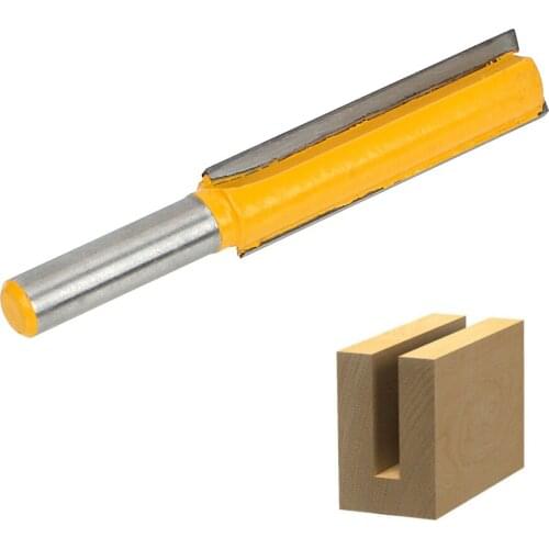 NICEYARD Polishing Head Tool Router Bits Wood Edge Cutting Shank Extension Straight Trimming Knife Drill Bit Milling Cutters