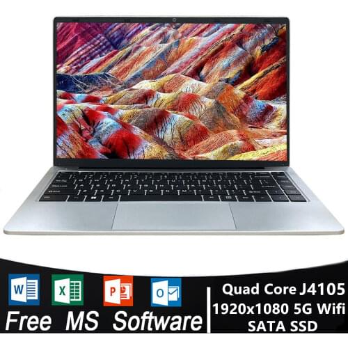 14 Inch 8GB DDR4 RAM 128G 256G 512GB 1TB 2TB 3TB SSD Windows 10 Student laptop Intel Computer Backlit keyboard Win10 Pro