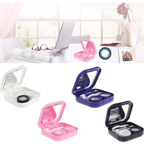 Contact Lens Case Eyes Care Kit Holder Container Gift Travel Portable Accessaries