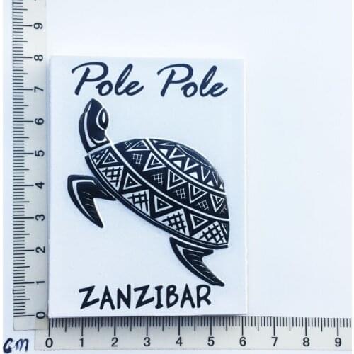 Zanzibar Tanzania)Fridge Magnet Creative Travel Commemorate Crafts 29D Ornaments Magnetism Resin Material Refrigerator Stickers