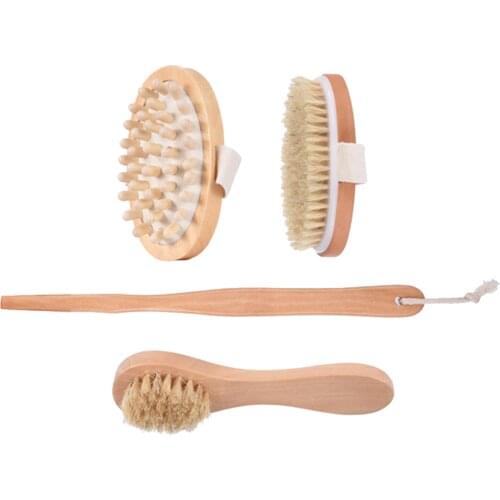 Dry Brushes Body Brush Set Durable Safe Simple And Convenient for The