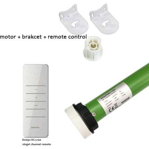 Updating manual to automatic strong 1.1NM DOOYA Tubular motor Maximum blind weight 3.5kg 110V-240V, DIY,Dooya used for 38mm tube