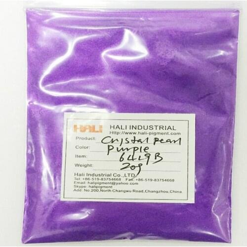 Crystal pearl pigment,pearlescent pigment,mica pigment,nail powder,color:purple,item:6419B,net weight:20gram,free shipping