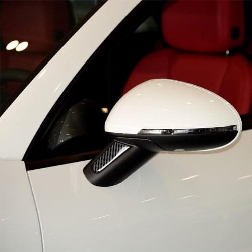 Suitable for decorative sticker of carbon fiber rearview mirror B-pillar Wall Trailer outer accessories