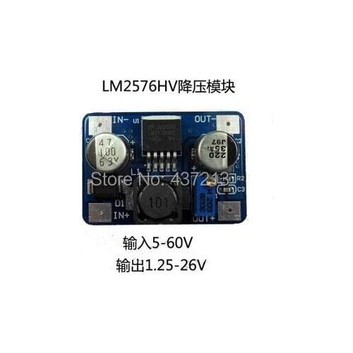 LM2576HV 5-60V to 1.25V-30V DC-DC Step Down Adjustable Power Supply Module