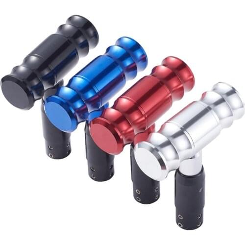 T-bar Automatic Transmission CVT Car Gear Knob with Selector Button AT Shifter Shift Gearstick Lever Handle Replacement