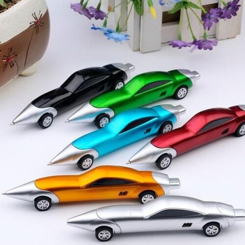 1pc Novelty Racing Design Ballpoint Pen Portable Creative Office Ballpoint Pen ChildrenS Student Stationery Gift (Random Color)