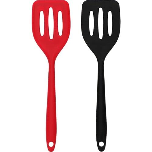 Silicone Turners Gadgets Spatula Egg Fish Frying Pan Scoop Fried Shovel Slotted Turners Kitchen Tools Cooking Utensils