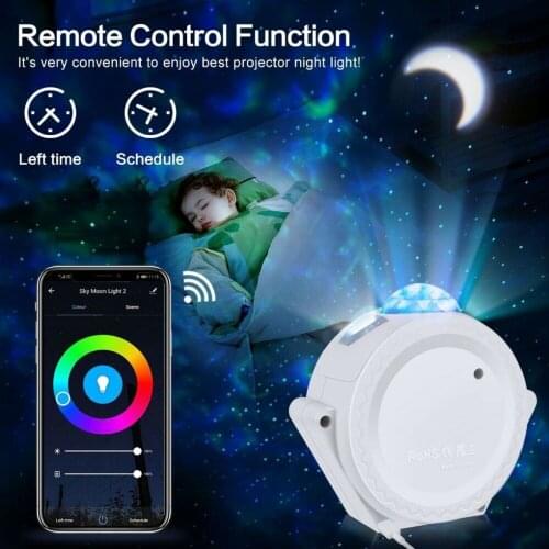 USB Projector Light Ocean Waving Lights Star Sky Projector 360 Degree Rotation Starry Night Light Adjustable Projection Lamp