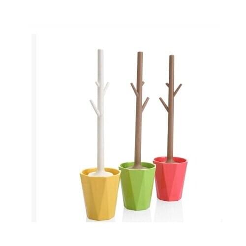 Vidric Hot Sale Durable Type Pincel Para Base Brush for Toilet Toilet Brush Holder Set for Bathroom toilet brush holder set