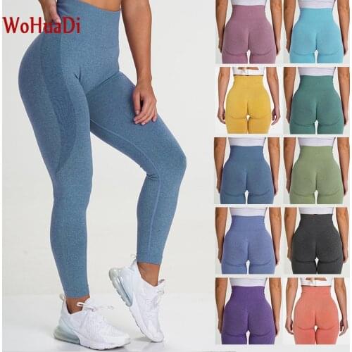 WOHUADI Sportswear For Women 2020 High Waist Leggings Female Fitness Workout Gym Jogging Slim Sport Pant vital seamless leggings