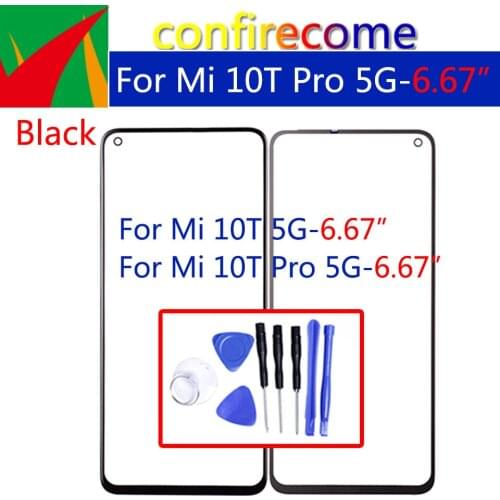 Replacement For Xiaomi Mi10T Mi 10T Pro 5G Touch Screen Front Glass Panel LCD Outer Lens