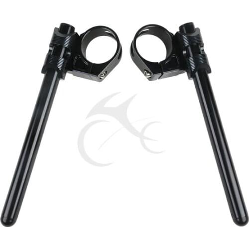7/8" 52mm HandleBars Clip Ons For YAMAHA TZ 250CC FZR 1000CC 91-95 KAWASAKI ZX7 7R 700CC 91-04 & ZX9R 900CC 94-97 SUZUKI 1000CC