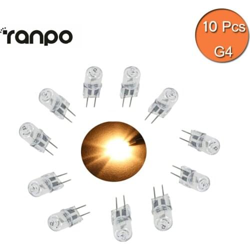10Pcs LED Lamp G4 Bulb AC 220V DC 12V Light Bulb SMD2835 Spotlight Chandelier For Home Lighting Replace Halogen Lamps