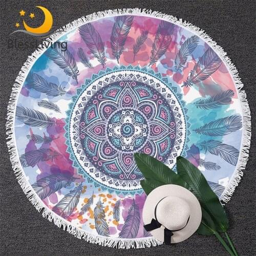 Blessliving Round Rugs In The Bathroom