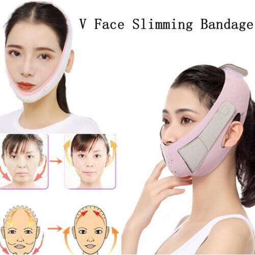 Elastic Slimming V Line Face Bandage V Shaper Women Chin Cheek Lift Up Belt Facial Anti Wrinkle Strap Face Care Slim Tools