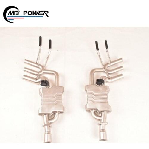 G class w463 electroplating chrome color stainless steel loud sound 6 tips exhaust system fit for G63 G65 G55