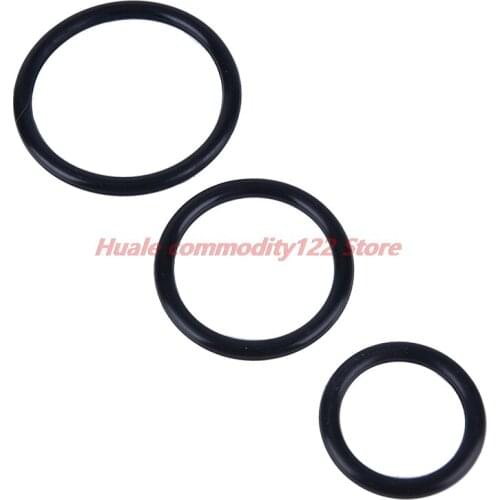 New Black Three Cock Cages Penis Extension Rings Delay Premature Ejaculation Cock Rings Sex Toys for Men Erotic Sex Penis Ring