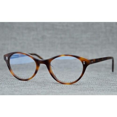 LKK glasses transparent womens frame eyeglasses Vintage Cats eye clear fake glasses frame women Retro Flower Eyewear Frame